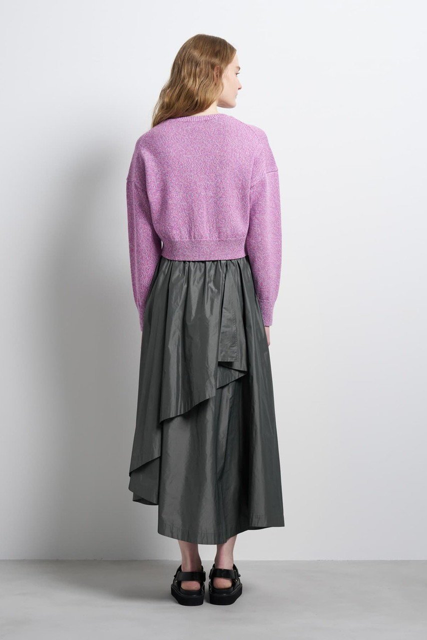 【ランバン オン ブルー/LANVIN en Bleu】のメランジニットカーディガン 人気、トレンドファッション・服の通販 founy(ファニー) 　ファッション　Fashion　レディースファッション　Fashion for Women　トップス・カットソー　Cut & Sew Tops　ニット　Knit Tops & Sweaters　カーディガン・羽織り　Layered Style Cardigans　2026年　2026　カーディガン　Cardigan, Knitwear　バランス　Balance, Style Balance　ファブリック　Fabric, Textile　ペーパー　Paper, Kraft Paper　ボトム　Bottoms, Lower Wear　ワイド　Wide, Wide Fit　夏　Summer　春　Spring　S/S・春夏　SS, Spring/Summer, Warm Season　other-7|ID: prp329100004859601 ipo3291000000035956282