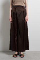 【ランバン オン ブルー/LANVIN en Bleu】のフロントタックツイルワイドパンツ ブラウン|ID: prp329100004859603 ipo3291000000036232033