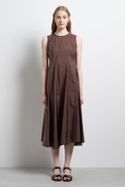 【ランバン オン ブルー/LANVIN en Bleu】のエスカルゴフレアワンピース ブラウン|ID: prp329100004859604 ipo3291000000036232048