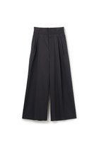 【アンクレイヴ/uncrave】のコットンクロスプレーン ワイドトラウザー ブラック|ID: prp329100004859606 ipo3291000000035956329