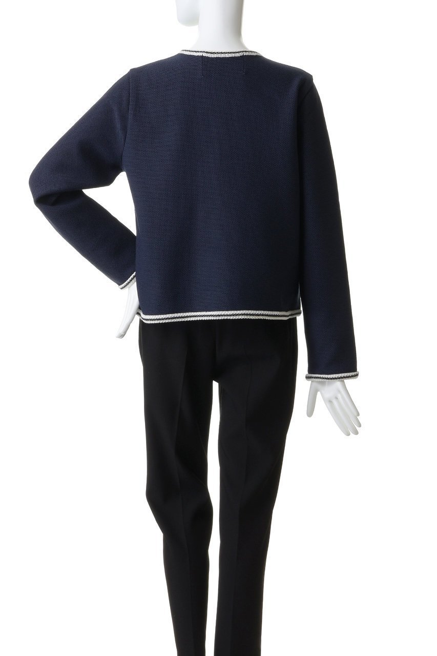 【アダワス/ADAWAS】のライト インレイ ニット トリムド ジャケット 人気、トレンドファッション・服の通販 founy(ファニー) ファッション Fashion レディースファッション Fashion for Women アウター Coat / Outerwear Collection レディースジャケット・軽アウター Jackets ブルゾンジャケット・スポーティアウター Blouson Jackets 2026年 2026 ジャケット Jacket, Outerwear トリミング Trimming, Decorative Edge ブルゾン Blouson, Bomber Jacket ポケット Pocket, Pocket Detail マニッシュ Mannish, Boyish 夏 Summer 春 Spring S/S・春夏 SS, Spring/Summer, Warm Season other-4|ID: prp329100004859609 ipo3291000000035956354