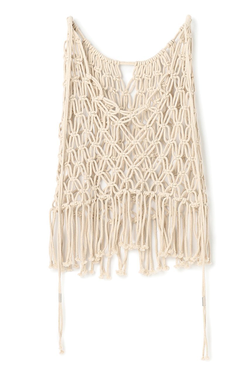 【アンクレイヴ/uncrave】のマクラメニット 2WAYキャミソール 人気、トレンドファッション・服の通販 founy(ファニー) 　ファッション　Fashion　レディースファッション　Fashion for Women　トップス・カットソー　Cut & Sew Tops　ニット　Knit Tops & Sweaters　キャミソール&ノースリーブ　Camisoles & Sleeveless Tops　シャツ・ブラウス・オフィスカジュアル　Elegant Blouses & Button-Ups　ロングTシャツ・Tシャツ　Longline T-Shirts & Tees　カットソー・ベーシックTシャツ　Cut-and-Sewn Tops / Stretch Tees & Basics　2026年　2026　アクセサリー　Fashion Accessories　キャミソール　Camisole, Spaghetti Strap Top　タンク　Tank Top, Sleeveless Top　夏　Summer　春　Spring　S/S・春夏　SS, Spring/Summer, Warm Season　 other-1|ID: prp329100004859616 ipo3291000000035956381