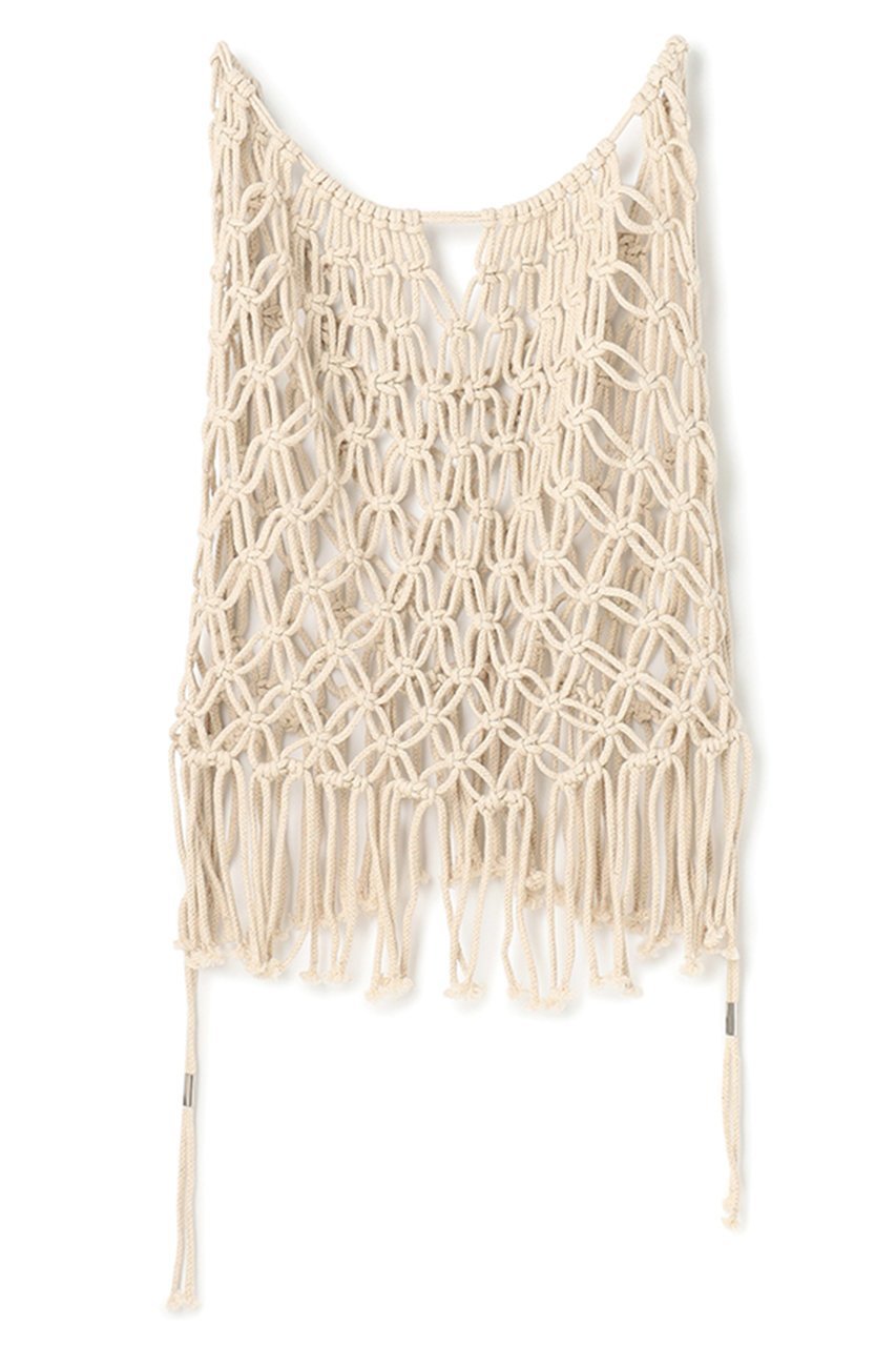 【アンクレイヴ/uncrave】のマクラメニット 2WAYキャミソール 人気、トレンドファッション・服の通販 founy(ファニー) 　ファッション　Fashion　レディースファッション　Fashion for Women　トップス・カットソー　Cut & Sew Tops　ニット　Knit Tops & Sweaters　キャミソール&ノースリーブ　Camisoles & Sleeveless Tops　シャツ・ブラウス・オフィスカジュアル　Elegant Blouses & Button-Ups　ロングTシャツ・Tシャツ　Longline T-Shirts & Tees　カットソー・ベーシックTシャツ　Cut-and-Sewn Tops / Stretch Tees & Basics　2026年　2026　アクセサリー　Fashion Accessories　キャミソール　Camisole, Spaghetti Strap Top　タンク　Tank Top, Sleeveless Top　夏　Summer　春　Spring　S/S・春夏　SS, Spring/Summer, Warm Season　other-2|ID: prp329100004859616 ipo3291000000035956383