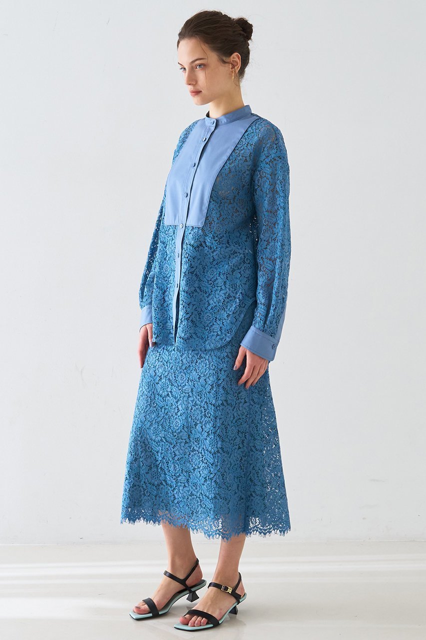 【デザイン ワークス/DESIGN WORKS】の【セットアップ対応】コードレーススカート 人気、トレンドファッション・服の通販 founy(ファニー) 　ファッション　Fashion　レディースファッション　Fashion for Women　セットアップ　Matching Sets　スカート・ミニ/ミディ/マキシ　Skirts / Mini, Midi & Maxi Skirts　スカート　Skirts　2026年　2026　おすすめ　Recommended / Our Picks　スカラップ　Scallop, Scalloped Edge　ストレート　Straight, Straight Cut　セットアップ　Set-Up, Coordinated Outfit　ブルゾン　Blouson, Bomber Jacket　ミリタリー　Military, Army Style　レース　Lace, Lace Fabric　エレガント 上品　Elegant　今季　This Season, Current Season　夏　Summer　春　Spring　S/S・春夏　SS, Spring/Summer, Warm Season　other-6|ID: prp329100004859627 ipo3291000000035956476