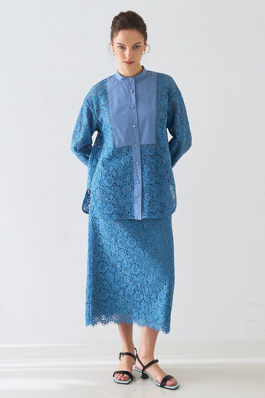 【デザイン ワークス/DESIGN WORKS】の【セットアップ対応】コードレーススカート 人気、トレンドファッション・服の通販 founy(ファニー) 　ファッション　Fashion　レディースファッション　Fashion for Women　セットアップ　Matching Sets　スカート・ミニ/ミディ/マキシ　Skirts / Mini, Midi & Maxi Skirts　スカート　Skirts　2026年　2026　おすすめ　Recommended / Our Picks　スカラップ　Scallop, Scalloped Edge　ストレート　Straight, Straight Cut　セットアップ　Set-Up, Coordinated Outfit　ブルゾン　Blouson, Bomber Jacket　ミリタリー　Military, Army Style　レース　Lace, Lace Fabric　エレガント 上品　Elegant　今季　This Season, Current Season　夏　Summer　春　Spring　S/S・春夏　SS, Spring/Summer, Warm Season　other-7|ID: prp329100004859627 ipo3291000000035956477