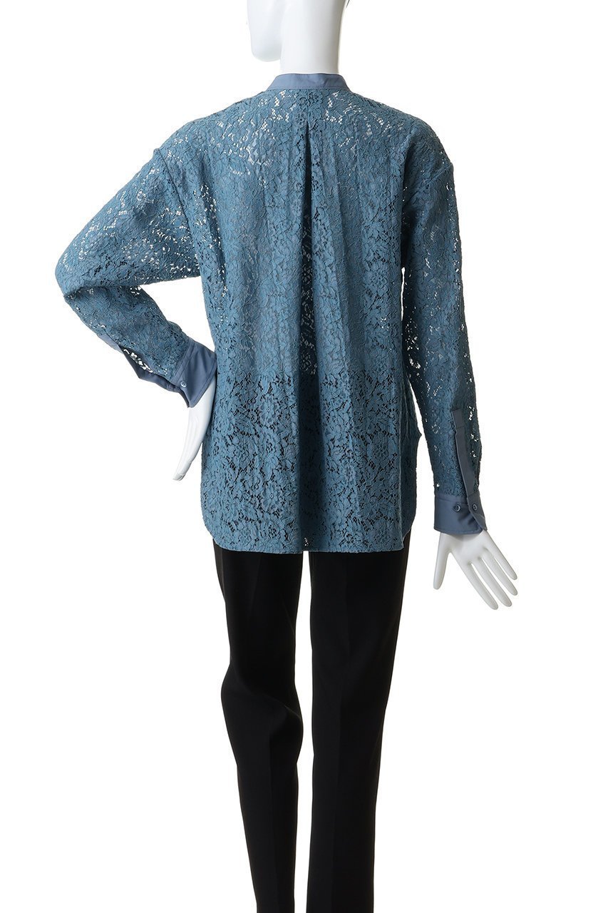 【デザイン ワークス/DESIGN WORKS】の【セットアップ対応】コードレースドッキングシャツ 人気、トレンドファッション・服の通販 founy(ファニー) 　ファッション　Fashion　レディースファッション　Fashion for Women　トップス・カットソー　Cut & Sew Tops　シャツ・ブラウス・オフィスカジュアル　Elegant Blouses & Button-Ups　2026年　2026　コンビ　Combo, Combination Style　スリーブ　Sleeve, Long Sleeve / Short Sleeve　セットアップ　Set-Up, Coordinated Outfit　デニム　Denim, Jeans Material　フロント　Front, Front Design　プリーツ　Pleats, Pleated　レース　Lace, Lace Fabric　ロング　Long, Long-Length　エレガント 上品　Elegant　夏　Summer　春　Spring　S/S・春夏　SS, Spring/Summer, Warm Season　other-4|ID: prp329100004859628 ipo3291000000035956484