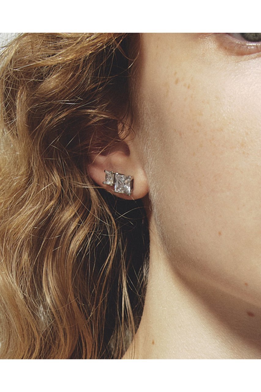 【ルボンボン/les bonbon】のprincess square ピアス L 人気、トレンドファッション・服の通販 founy(ファニー) 　ファッション　Fashion　レディースファッション　Fashion for Women　ジュエリー　Jewelry　ファッションリング　Fashion Rings　イヤリング・フープ・ドロップタイプ　Hoop, Drop & Clip Earrings　2026年　2026　イヤリング　Earrings　カッティング　Cutting Detail　スクエア　Square, Square Shape　デニム　Denim, Jeans Material　ドレス　Dress, One-Piece　夏　Summer　春　Spring　S/S・春夏　SS, Spring/Summer, Warm Season　other-2|ID: prp329100004859895 ipo3291000000036146550