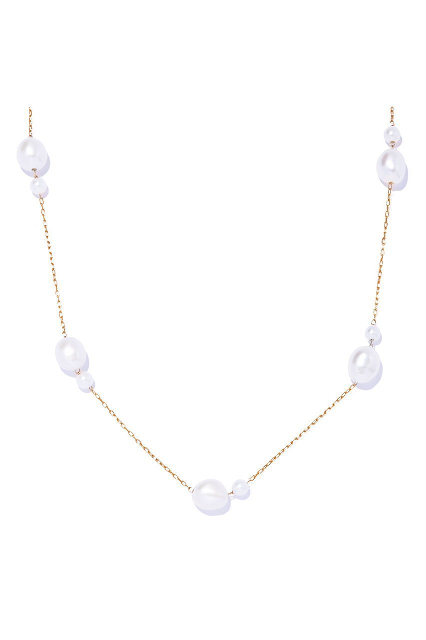 【ルボンボン/les bonbon】のflotter pearl ロングネックレス インテリア・キッズ・メンズ・レディースファッション・服の通販 founy(ファニー) 　ファッション　Fashion　レディースファッション　Fashion for Women　ジュエリー　Jewelry　ネックレス　Necklaces & Pendants　2026年　2026　キャミソール　Camisole, Spaghetti Strap Top　クラシカル　Classical, Vintage-Inspired　チェーン　Chain, Chain Strap　デコルテ　Décolleté, Neckline　ネックレス　Necklace, Pendant Necklace　パール　Pearl, Pearl Accent　モダン　Modern, Contemporary　ロング　Long, Long-Length　夏　Summer　春　Spring　S/S・春夏　SS, Spring/Summer, Warm Season　イエローゴールド|ID: prp329100004859921 ipo3291000000036246097