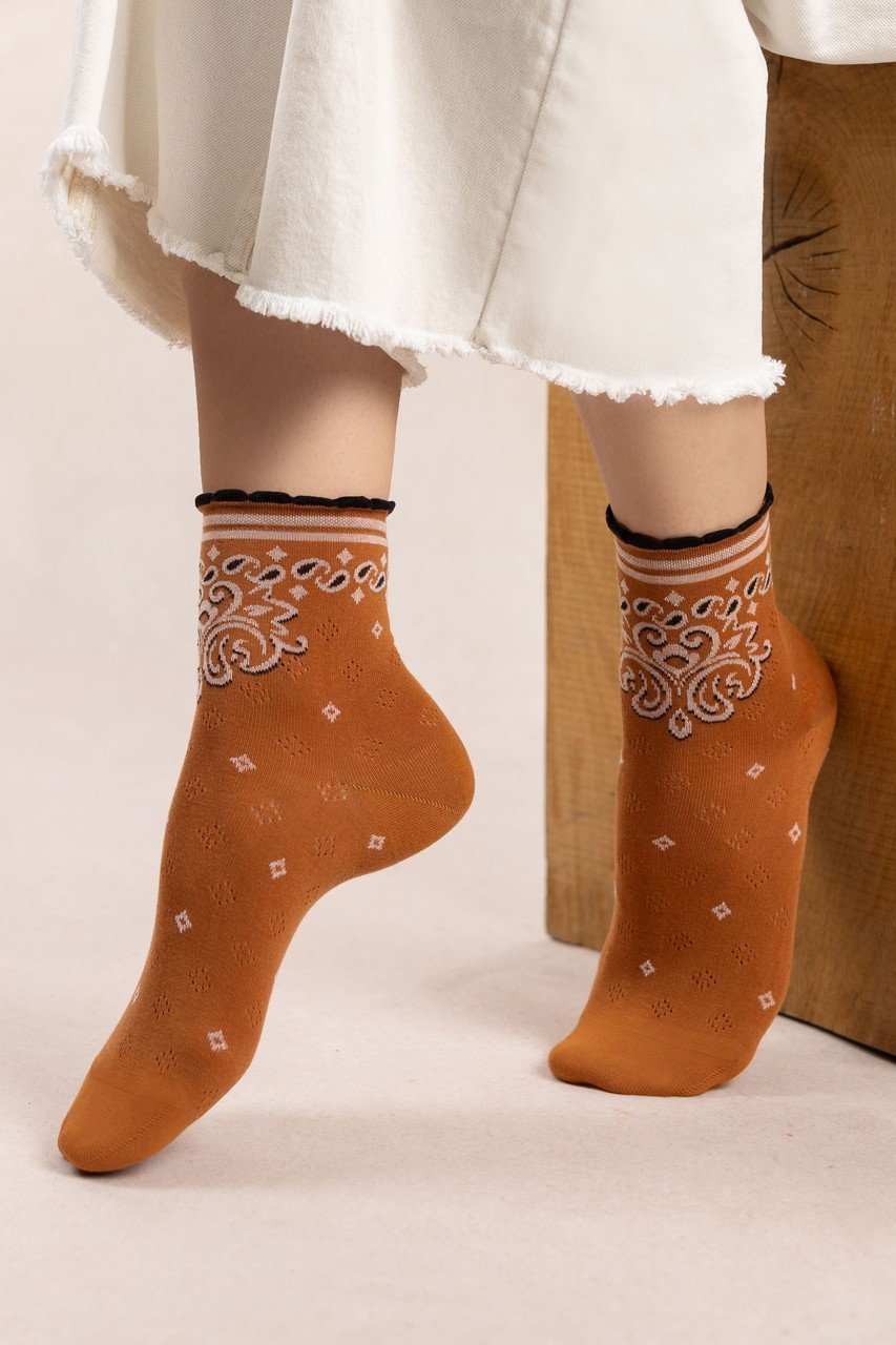 【ブルーフォレ/BLEUFORET】の6602 バンダナジャカードソックス 人気、トレンドファッション・服の通販 founy(ファニー) 　ファッション　Fashion　レディースファッション　Fashion for Women　ソックス&靴下　Socks & Hosiery　レッグウェア・ストッキング　Legwear & Hosiery　2026年　2026　アンクル　Ankle-Length Design　シンプル　Simple, Minimal　ソックス　Socks, Hosiery　バンダナ　Bandana, Head Scarf　プリント　Print, Printed Pattern　夏　Summer　春　Spring　S/S・春夏　SS, Spring/Summer, Warm Season　 other-1|ID: prp329100004859998 ipo3291000000035982729