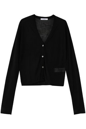 【チノ/CINOH】 SHEER シルク Vネック ニット カーディガン人気、トレンドファッション・服の通販 founy(ファニー) ファッション Fashion レディースファッション Fashion for Women トップス・カットソー Cut & Sew Tops ニット Knit Tops & Sweaters カーディガン・羽織り Layered Style Cardigans Vネックトップス V-Neck Tops / V-Cut Neckline Shirts 2026年 2026 カーディガン Cardigan, Knitwear シルク Silk, 100% Silk スリーブ Sleeve, Long Sleeve / Short Sleeve 夏 Summer 春 Spring S/S・春夏 SS, Spring/Summer, Warm Season |ID:prp329100004860007