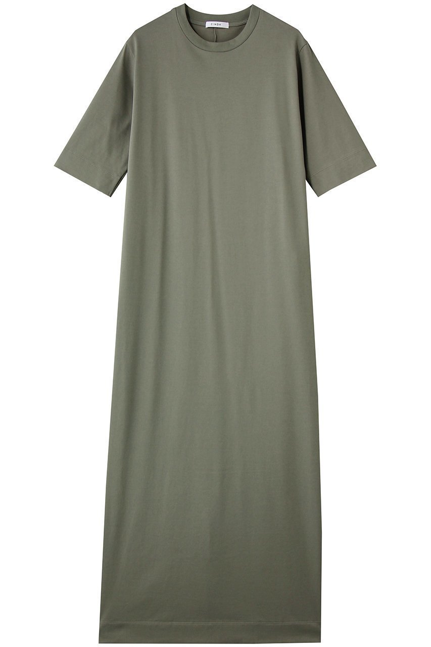 【チノ/CINOH】のBACK-VENT ジャージー ドレス インテリア・キッズ・メンズ・レディースファッション・服の通販 founy(ファニー) ファッション Fashion レディースファッション Fashion for Women ワンピース Dresses フォーマル・パーティードレス・結婚式用ドレス Elegant & Casual Dresses チュニック Tunic Tops & Dresses インド Indian Textile チュニック Tunic, Long Top ドレス Dress, One-Piece マキシ Maxi, Full Length ロング Long, Long-Length カーキ|ID: prp329100004860008 ipo3291000000036693835