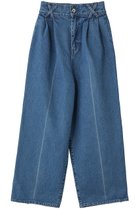 【チノ/CINOH】のツータック クリーズド デニム パンツ 人気、トレンドファッション・服の通販 founy(ファニー) ファッション Fashion レディースファッション Fashion for Women パンツ Pants & Trousers デニムパンツ・ジーンズ・美脚デニム Denim Jeans & Pants 2026年 2026 スラックス Slacks, Dress Pants デニム Denim, Jeans Material エレガント 上品 Elegant 夏 Summer 春 Spring S/S・春夏 SS, Spring/Summer, Warm Season thumbnail ミッドブルー|ID: prp329100004860009 ipo3291000000035982821