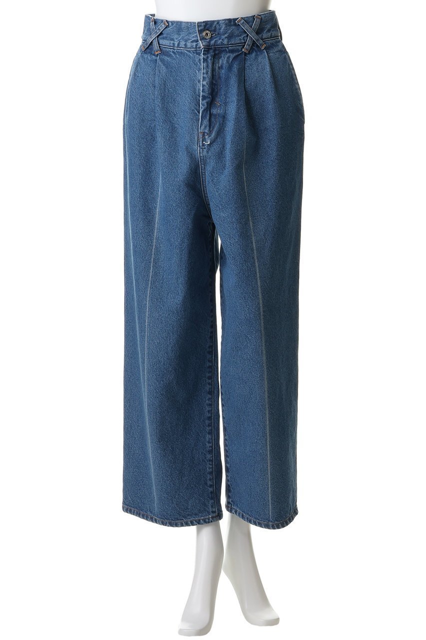 【チノ/CINOH】のツータック クリーズド デニム パンツ 人気、トレンドファッション・服の通販 founy(ファニー) 　ファッション　Fashion　レディースファッション　Fashion for Women　パンツ　Pants & Trousers　デニムパンツ・ジーンズ・美脚デニム　Denim Jeans & Pants　2026年　2026　スラックス　Slacks, Dress Pants　デニム　Denim, Jeans Material　エレガント 上品　Elegant　夏　Summer　春　Spring　S/S・春夏　SS, Spring/Summer, Warm Season　other-2|ID: prp329100004860009 ipo3291000000035982822