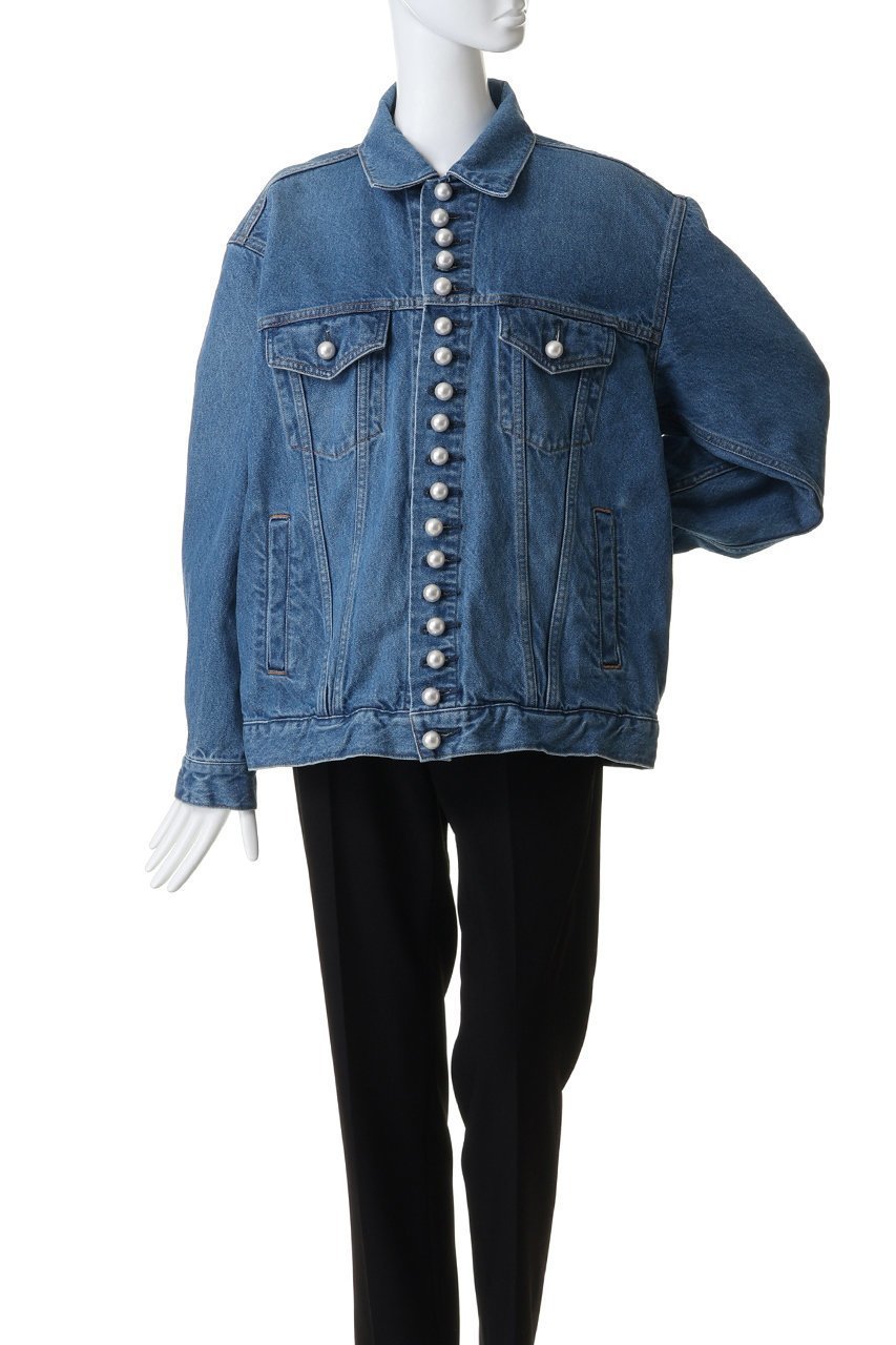 【チノ/CINOH】のパール デニム ジャケット リラックスフィット 人気、トレンドファッション・服の通販 founy(ファニー) 　ファッション　Fashion　レディースファッション　Fashion for Women　アウター　Coat / Outerwear Collection　レディースジャケット・軽アウター　Jackets　ブルゾンジャケット・スポーティアウター　Blouson Jackets　デニムジャケット / カジュアルアウター　Denim Jackets　2026年　2026　コンパクト　Compact, Small Size　ジャケット　Jacket, Outerwear　デニム　Denim, Jeans Material　パール　Pearl, Pearl Accent　フィット　Fit, Slim Fit　ブルゾン　Blouson, Bomber Jacket　リラックス　Relax, Relaxed Fit　ロング　Long, Long-Length　エレガント 上品　Elegant　今季　This Season, Current Season　夏　Summer　春　Spring　S/S・春夏　SS, Spring/Summer, Warm Season　other-2|ID: prp329100004860011 ipo3291000000035982835