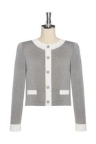 【デイジーリン/DAISY LIN】のDaisy Classic Cardigan グレー|ID: prp329100004860020 ipo3291000000036892054
