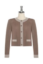 【デイジーリン/DAISY LIN】のDaisy Classic Cardigan モカ|ID: prp329100004860020 ipo3291000000036892056