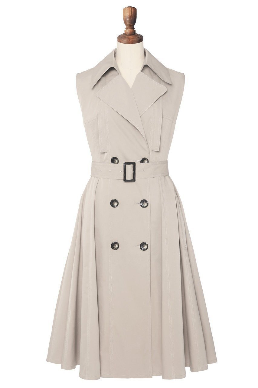 【デイジーリン/DAISY LIN】の2WAY Dress Trench 人気、トレンドファッション・服の通販 founy(ファニー) 　ファッション　Fashion　レディースファッション　Fashion for Women　アウター　Coat / Outerwear Collection　コート・ロングコート・ピーコート　Long Coats, Peacoats & More　ワンピース　Dresses　フォーマル・パーティードレス・結婚式用ドレス　Elegant & Casual Dresses　インナー　Innerwear　ウォッシャブル　Machine Washable　洗える　Machine Washable　ストレッチ　Stretch, Stretchy Fabric　トレンチ　Trench, Trench Coat　ドレス　Dress, One-Piece　フレア　Flare, Flared　ロング　Long, Long-Length　おすすめ　Recommended / Our Picks　エレガント 上品　Elegant　新作・新入荷　New Arrivals / New In　other-4|ID: prp329100004860022 ipo3291000000035982919