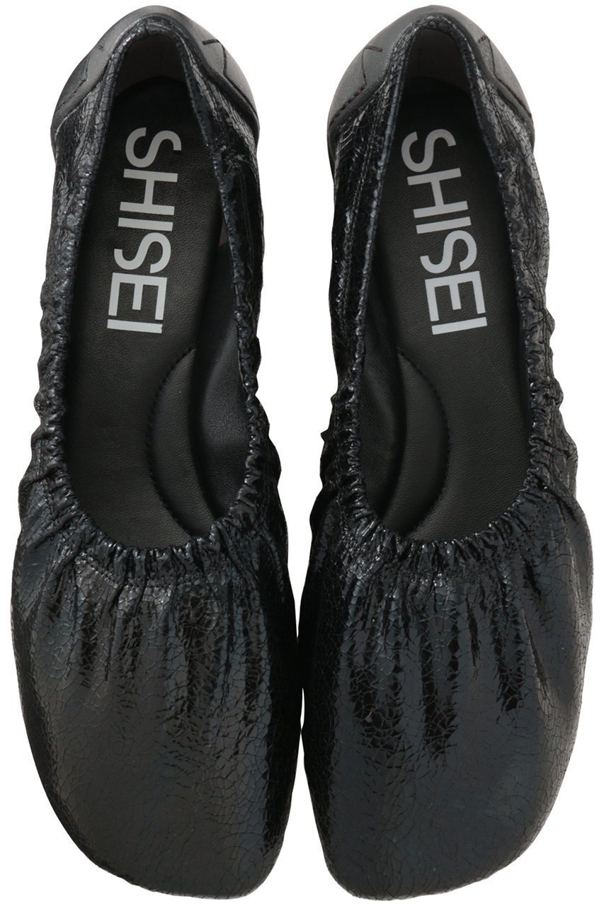 【シセイ/SHISEI】のGATHER BALLET METALIC(レイン対応) インテリア・キッズ・メンズ・レディースファッション・服の通販 founy(ファニー) 　ファッション　Fashion　レディースファッション　Fashion for Women　2026年　2026　おすすめ　Recommended / Our Picks　ギャザー　Gathered, Ruffled　シューズ　Shoes, Footwear　スクエア　Square, Square Shape　ソックス　Socks, Hosiery　タイツ　Tights, Legwear　バレエ　Ballet, Ballet Style　フラット　Flat, Flat Shoes　ボトム　Bottoms, Lower Wear　ラウンド　Round, Round Neck　レイン　Rain, Rainproof　夏　Summer　春　Spring　S/S・春夏　SS, Spring/Summer, Warm Season　ブラック|ID: prp329100004860024 ipo3291000000035982932