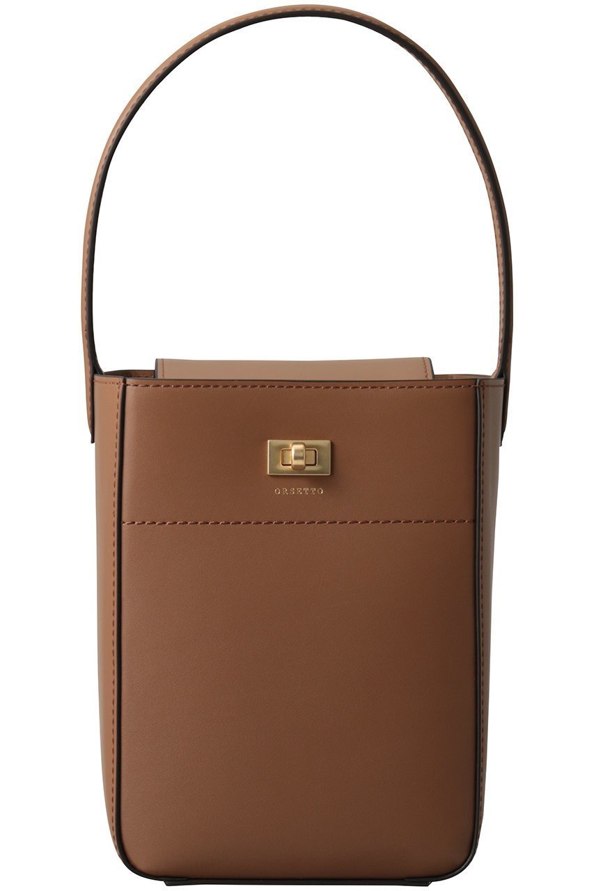 【オルセット/ORSETTO】のSCATOLA ハンドバッグ インテリア・キッズ・メンズ・レディースファッション・服の通販 founy(ファニー) 　ファッション　Fashion　レディースファッション　Fashion for Women　バッグ　Bags　2026年　2026　スクエア　Square, Square Shape　フォルム　Silhouette, Form　フラップ　Flap, Flap Pocket　夏　Summer　春　Spring　S/S・春夏　SS, Spring/Summer, Warm Season　ブラウン|ID: prp329100004860030 ipo3291000000035982977