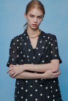 【アルアバイル/allureville】の【LOULOU WILLOUGHBY】オーガンドットハーフスリーブジャケット 人気、トレンドファッション・服の通販 founy(ファニー) ファッション Fashion レディースファッション Fashion for Women アウター Coat / Outerwear Collection レディースジャケット・軽アウター Jackets 2026年 2026 おすすめ Recommended / Our Picks オーガンジー Organza Fabric ジャケット Jacket, Outerwear ドット Polka Dot, Dot Pattern プリント Print, Printed Pattern 半袖 Short Sleeve, Half Sleeve 夏 Summer 春 Spring S/S・春夏 SS, Spring/Summer, Warm Season |ID:prp329100004860036