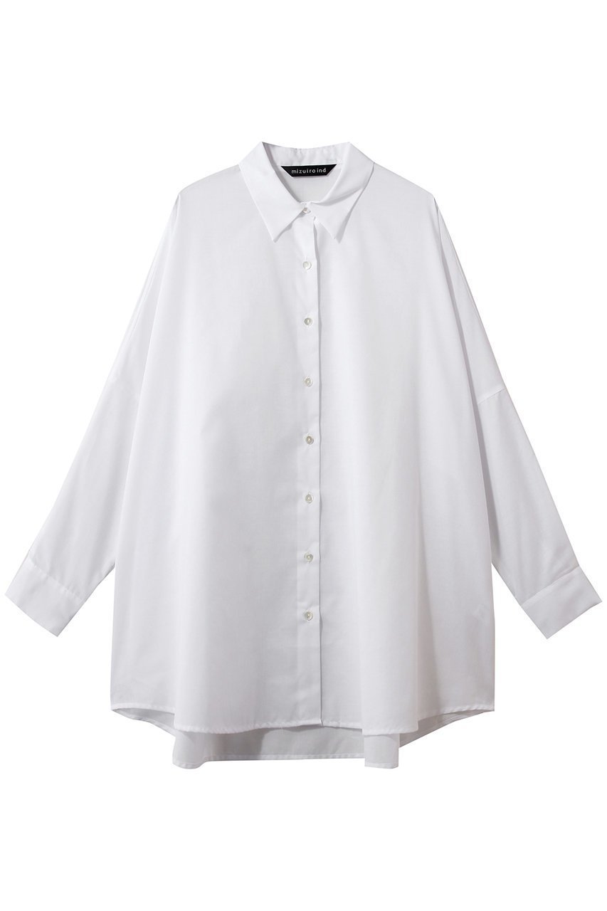 【ミズイロ インド/mizuiro ind】のT/C sheer wide shirt シャツ 人気、トレンドファッション・服の通販 founy(ファニー) 　ファッション　Fashion　レディースファッション　Fashion for Women　トップス・カットソー　Cut & Sew Tops　シャツ・ブラウス・オフィスカジュアル　Elegant Blouses & Button-Ups　2026年　2026　シンプル　Simple, Minimal　スリーブ　Sleeve, Long Sleeve / Short Sleeve　ロング　Long, Long-Length　夏　Summer　春　Spring　S/S・春夏　SS, Spring/Summer, Warm Season　 other-1|ID: prp329100004860039 ipo3291000000035983038