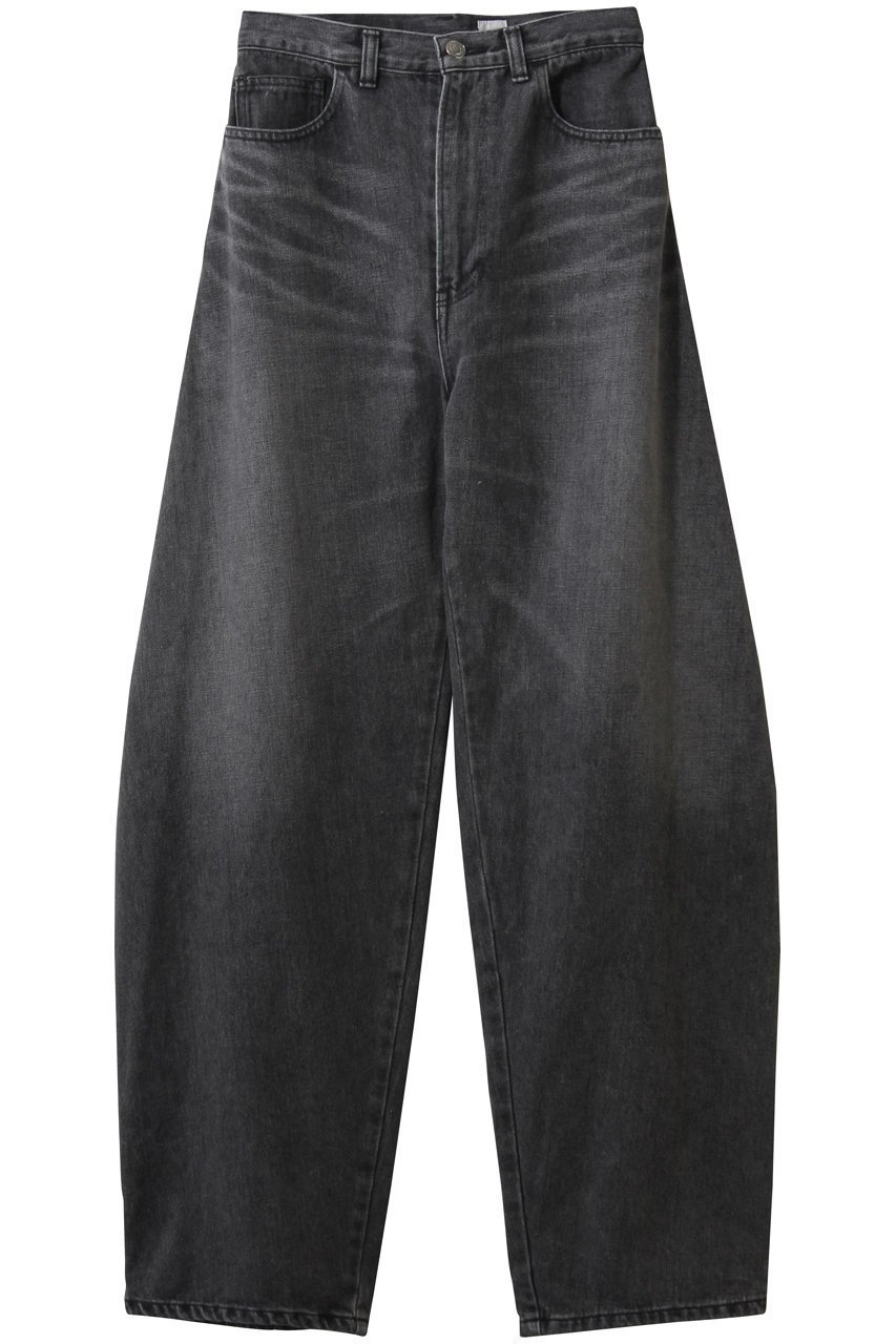 【バウト/BOWTE】のSEA ISLAND COTTON DENIM CURVY PANTS インテリア・キッズ・メンズ・レディースファッション・服の通販 founy(ファニー) 　ファッション　Fashion　レディースファッション　Fashion for Women　パンツ　Pants & Trousers　デニムパンツ・ジーンズ・美脚デニム　Denim Jeans & Pants　クロップド　Cropped, Short Length　デニム　Denim, Jeans Material　定番　Standard, Basic Item　新作・新入荷　New Arrivals / New In　ウォッシュドブラック|ID: prp329100004860049 ipo3291000000035987001