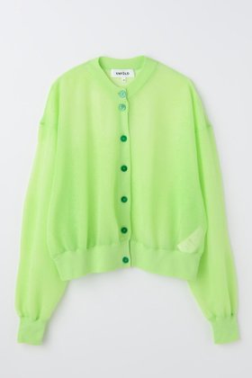 【エンフォルド/ENFOLD】のSHEER CARDIGAN 人気、トレンドファッション・服の通販 founy(ファニー) ファッション Fashion レディースファッション Fashion for Women トップス・カットソー Cut & Sew Tops ニット Knit Tops & Sweaters カーディガン・羽織り Layered Style Cardigans カーディガン Cardigan, Knitwear ギャザー Gathered, Ruffled クロップド Cropped, Short Length バランス Balance, Style Balance ワンポイント One Point, Statement Accent 春 Spring |ID:prp329100004860754