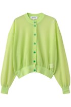 【エンフォルド/ENFOLD】のSHEER CARDIGAN 人気、トレンドファッション・服の通販 founy(ファニー) ファッション Fashion レディースファッション Fashion for Women トップス・カットソー Cut & Sew Tops ニット Knit Tops & Sweaters カーディガン・羽織り Layered Style Cardigans カーディガン Cardigan, Knitwear ギャザー Gathered, Ruffled クロップド Cropped, Short Length バランス Balance, Style Balance ワンポイント One Point, Statement Accent 春 Spring thumbnail ライトグリーン|ID: prp329100004860754 ipo3291000000036782102