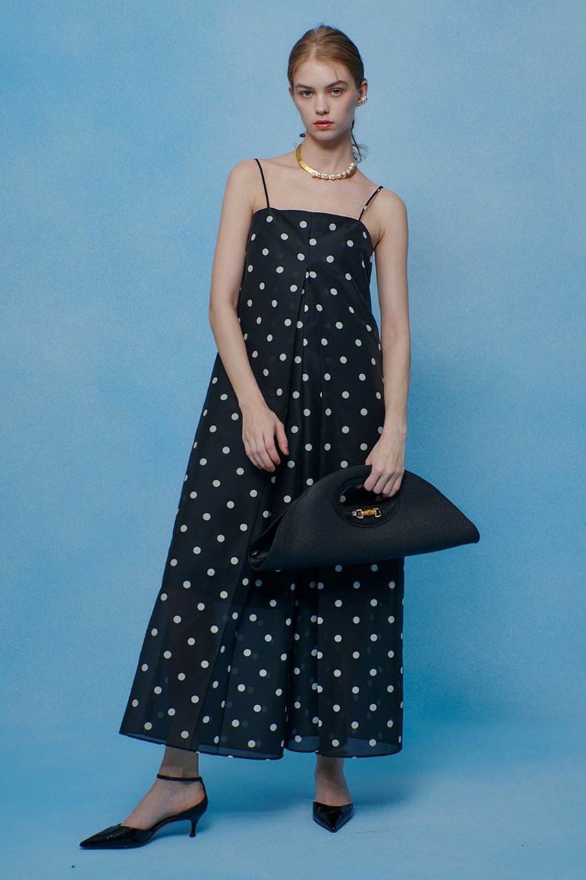 【アルアバイル/allureville】の【LOULOU WILLOUGHBY】オーガンドットオールインワン 人気、トレンドファッション・服の通販 founy(ファニー) 　ファッション　Fashion　レディースファッション　Fashion for Women　パンツ　Pants & Trousers　2026年　2026　おすすめ　Recommended / Our Picks　インナー　Innerwear　オーガンジー　Organza Fabric　カットソー　Cut and Sewn Top　ジャケット　Jacket, Outerwear　デコルテ　Décolleté, Neckline　ドット　Polka Dot, Dot Pattern　フィット　Fit, Slim Fit　フロント　Front, Front Design　プリント　Print, Printed Pattern　リラックス　Relax, Relaxed Fit　ワイド　Wide, Wide Fit　エレガント 上品　Elegant　夏　Summer　春　Spring　S/S・春夏　SS, Spring/Summer, Warm Season　 other-1|ID: prp329100004860766 ipo3291000000035999605