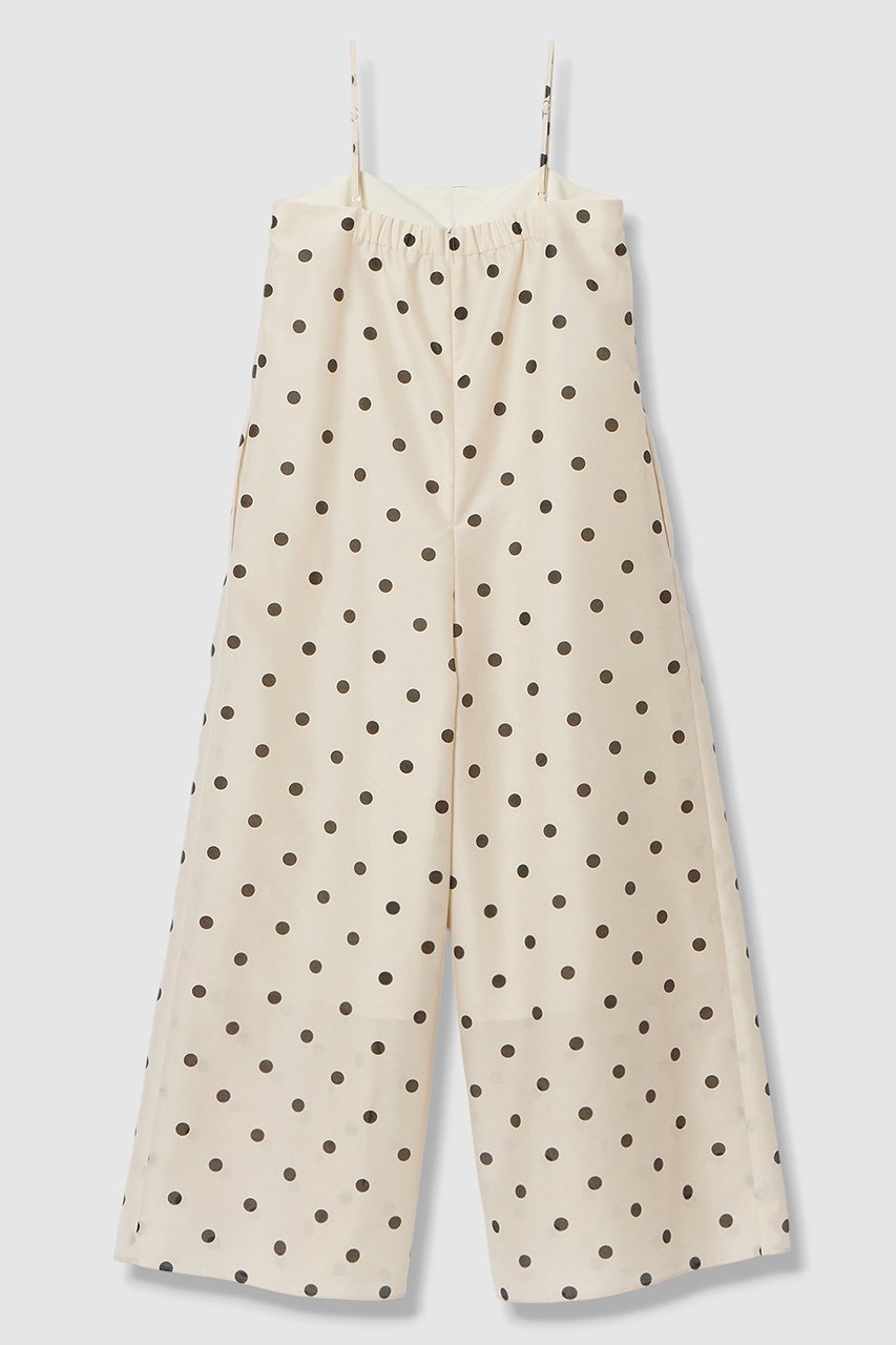 【アルアバイル/allureville】の【LOULOU WILLOUGHBY】オーガンドットオールインワン 人気、トレンドファッション・服の通販 founy(ファニー) 　ファッション　Fashion　レディースファッション　Fashion for Women　パンツ　Pants & Trousers　2026年　2026　おすすめ　Recommended / Our Picks　インナー　Innerwear　オーガンジー　Organza Fabric　カットソー　Cut and Sewn Top　ジャケット　Jacket, Outerwear　デコルテ　Décolleté, Neckline　ドット　Polka Dot, Dot Pattern　フィット　Fit, Slim Fit　フロント　Front, Front Design　プリント　Print, Printed Pattern　リラックス　Relax, Relaxed Fit　ワイド　Wide, Wide Fit　エレガント 上品　Elegant　夏　Summer　春　Spring　S/S・春夏　SS, Spring/Summer, Warm Season　other-2|ID: prp329100004860766 ipo3291000000035999608