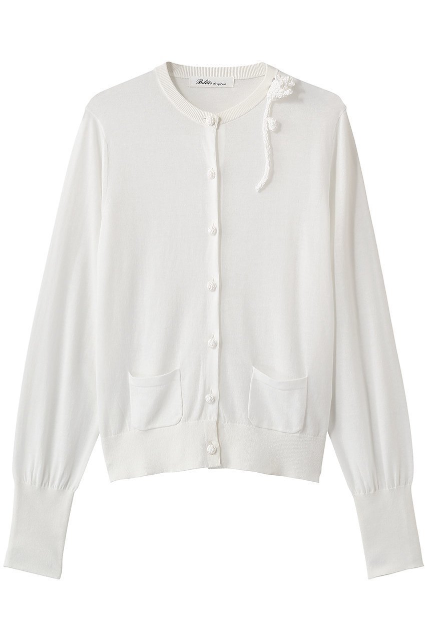 【ビリティス ディセッタン/Bilitis dix-sept ans】のカーディガン 人気、トレンドファッション・服の通販 founy(ファニー) 　ファッション　Fashion　レディースファッション　Fashion for Women　トップス・カットソー　Cut & Sew Tops　ニット　Knit Tops & Sweaters　カーディガン・羽織り　Layered Style Cardigans　2026年　2026　なめらか　Smooth, Silky Texture　カーディガン　Cardigan, Knitwear　コンパクト　Compact, Small Size　バランス　Balance, Style Balance　ポケット　Pocket, Pocket Detail　夏　Summer　春　Spring　S/S・春夏　SS, Spring/Summer, Warm Season　 other-1|ID: prp329100004860782 ipo3291000000035999730