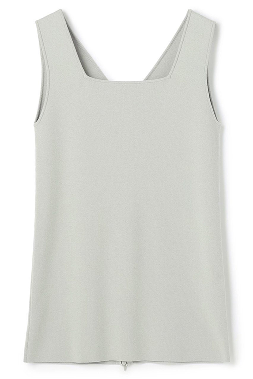 【アンクレイヴ/uncrave】の2WAYタンクトップ インテリア・キッズ・メンズ・レディースファッション・服の通販 founy(ファニー) 　ファッション　Fashion　レディースファッション　Fashion for Women　トップス・カットソー　Cut & Sew Tops　キャミソール&ノースリーブ　Camisoles & Sleeveless Tops　シャツ・ブラウス・オフィスカジュアル　Elegant Blouses & Button-Ups　ロングTシャツ・Tシャツ　Longline T-Shirts & Tees　カットソー・ベーシックTシャツ　Cut-and-Sewn Tops / Stretch Tees & Basics　なめらか　Smooth, Silky Texture　キャミソール　Camisole, Spaghetti Strap Top　スクエア　Square, Square Shape　ストレッチ　Stretch, Stretchy Fabric　スリット　Slit, Slit Detail　タンク　Tank Top, Sleeveless Top　フィット　Fit, Slim Fit　ボックス　Boxy, Box Shape　新作・新入荷　New Arrivals / New In　アイスグレー|ID: prp329100004860783 ipo3291000000035999741