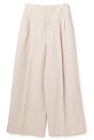 【アンクレイヴ/uncrave】のリヨセルライトリネン ワイドトラウザー 人気、トレンドファッション・服の通販 founy(ファニー) ファッション Fashion レディースファッション Fashion for Women パンツ Pants & Trousers フロント Front, Front Design ベーシック Basic, Essential リネン Linen, Linen Fabric 夏 Summer 新作・新入荷 New Arrivals / New In |ID:prp329100004860785