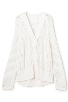 【アンクレイヴ/uncrave】のメッシュニット カーディガン 人気、トレンドファッション・服の通販 founy(ファニー) ファッション Fashion レディースファッション Fashion for Women トップス・カットソー Cut & Sew Tops ニット Knit Tops & Sweaters カーディガン・羽織り Layered Style Cardigans おすすめ Recommended / Our Picks カーディガン Cardigan, Knitwear ストレート Straight, Straight Cut セットアップ Set-Up, Coordinated Outfit メッシュ Mesh, Net Fabric 再入荷 Restock / Back in Stock |ID:prp329100004860789