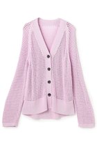 【アンクレイヴ/uncrave】のメッシュニット カーディガン ライトピンク|ID: prp329100004860789 ipo3291000000035999771