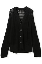 【アンクレイヴ/uncrave】のメッシュニット カーディガン ブラック|ID: prp329100004860789 ipo3291000000035999773
