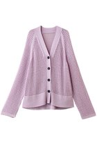 【アンクレイヴ/uncrave】のメッシュニット カーディガン ライトピンク|ID: prp329100004860789 ipo3291000000036772175