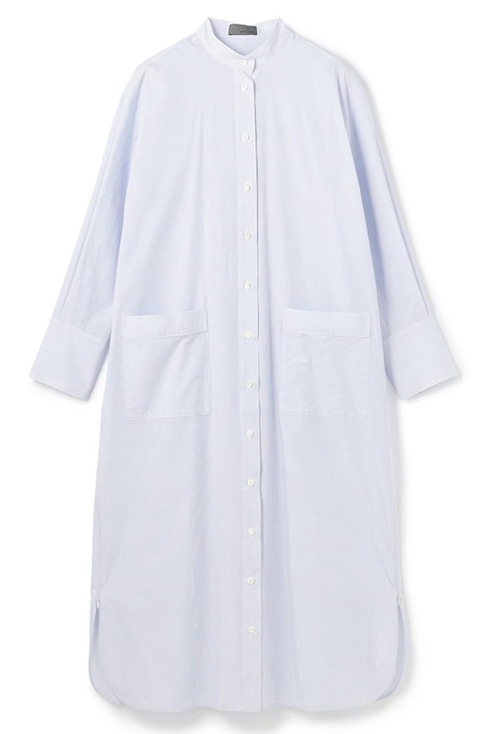 【アンクレイヴ/uncrave】のコットンクロスストライプ シャツワンピース インテリア・キッズ・メンズ・レディースファッション・服の通販 founy(ファニー) https://founy.com/ ファッション Fashion レディースファッション Fashion for Women ワンピース Dresses シャツワンピース / 1枚で着映えコーデ Shirt Dresses チュニック Tunic Tops & Dresses おすすめ Recommended / Our Picks ストライプ Stripe, Striped Pattern ストレート Straight, Straight Cut スリット Slit, Slit Detail チュニック Tunic, Long Top ドレス Dress, One-Piece ロング Long, Long-Length 新作・新入荷 New Arrivals / New In 無地 Plain, Solid Color |ID: prp329100004860792 ipo3291000000035999797