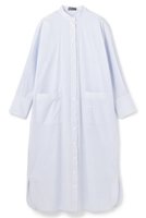 【アンクレイヴ/uncrave】のコットンクロスストライプ シャツワンピース 人気、トレンドファッション・服の通販 founy(ファニー) ファッション Fashion レディースファッション Fashion for Women ワンピース Dresses シャツワンピース / 1枚で着映えコーデ Shirt Dresses チュニック Tunic Tops & Dresses おすすめ Recommended / Our Picks ストライプ Stripe, Striped Pattern ストレート Straight, Straight Cut スリット Slit, Slit Detail チュニック Tunic, Long Top ドレス Dress, One-Piece ロング Long, Long-Length 新作・新入荷 New Arrivals / New In 無地 Plain, Solid Color |ID:prp329100004860792