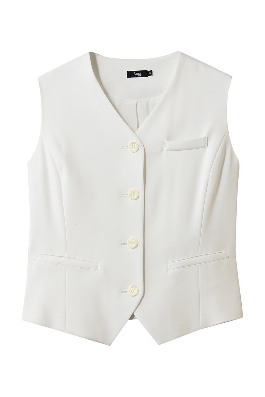 【エムフィル/M Fil】のトリアセ ボディシェルベスト インテリア・キッズ・メンズ・レディースファッション・服の通販 founy(ファニー) 　ファッション　Fashion　レディースファッション　Fashion for Women　アウター　Coat / Outerwear Collection　レディースジャケット・軽アウター　Jackets　2026年　2026　おすすめ　Recommended / Our Picks　カットソー　Cut and Sewn Top　クラシカル　Classical, Vintage-Inspired　シェイプ　Shape, Slim Fit　ジャケット　Jacket, Outerwear　ストレッチ　Stretch, Stretchy Fabric　ドレープ　Drape, Draping Fabric　フィット　Fit, Slim Fit　ベスト　Vest, Waistcoat　ワイド　Wide, Wide Fit　夏　Summer　定番　Standard, Basic Item　春　Spring　S/S・春夏　SS, Spring/Summer, Warm Season　オフホワイト|ID: prp329100004860804 ipo3291000000035999902