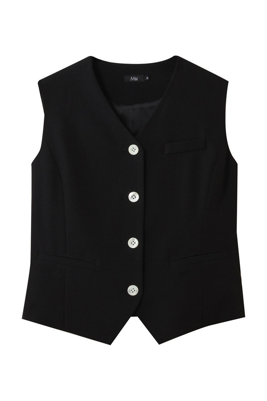 【エムフィル/M Fil】のトリアセ ボディシェルベスト インテリア・キッズ・メンズ・レディースファッション・服の通販 founy(ファニー) 　ファッション　Fashion　レディースファッション　Fashion for Women　アウター　Coat / Outerwear Collection　レディースジャケット・軽アウター　Jackets　2026年　2026　おすすめ　Recommended / Our Picks　カットソー　Cut and Sewn Top　クラシカル　Classical, Vintage-Inspired　シェイプ　Shape, Slim Fit　ジャケット　Jacket, Outerwear　ストレッチ　Stretch, Stretchy Fabric　ドレープ　Drape, Draping Fabric　フィット　Fit, Slim Fit　ベスト　Vest, Waistcoat　ワイド　Wide, Wide Fit　夏　Summer　定番　Standard, Basic Item　春　Spring　S/S・春夏　SS, Spring/Summer, Warm Season　ブラック|ID: prp329100004860804 ipo3291000000035999903