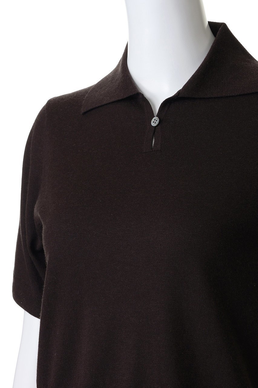 【フジ/FUJI】のSILK CASHMERE S/S SKIPPER POLO 人気、トレンドファッション・服の通販 founy(ファニー) 　ファッション　Fashion　レディースファッション　Fashion for Women　トップス・カットソー　Cut & Sew Tops　シャツ・ブラウス・オフィスカジュアル　Elegant Blouses & Button-Ups　ロングTシャツ・Tシャツ　Longline T-Shirts & Tees　カットソー・ベーシックTシャツ　Cut-and-Sewn Tops / Stretch Tees & Basics　2026年　2026　ショート　Short, Short Length　シルク　Silk, 100% Silk　スキッパー　Skipper, Open Collar　スリーブ　Sleeve, Long Sleeve / Short Sleeve　夏　Summer　春　Spring　S/S・春夏　SS, Spring/Summer, Warm Season　other-5|ID: prp329100004860807 ipo3291000000035999929