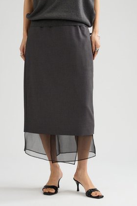 【カオス/Chaos】 クーシュスカート人気、トレンドファッション・服の通販 founy(ファニー) ファッション Fashion レディースファッション Fashion for Women スカート Skirts ロングスカート Long Skirts / Maxi & Midi Skirts インナー Innerwear エアリー Airy Texture オーガンジー Organza Fabric 春 Spring シアー Sheer, See-Through シルク Silk, 100% Silk バランス Balance, Style Balance フォルム Silhouette, Form ロング Long, Long-Length S/S・春夏 SS, Spring/Summer, Warm Season 夏 Summer 2026年 2026 |ID:prp329100004860824