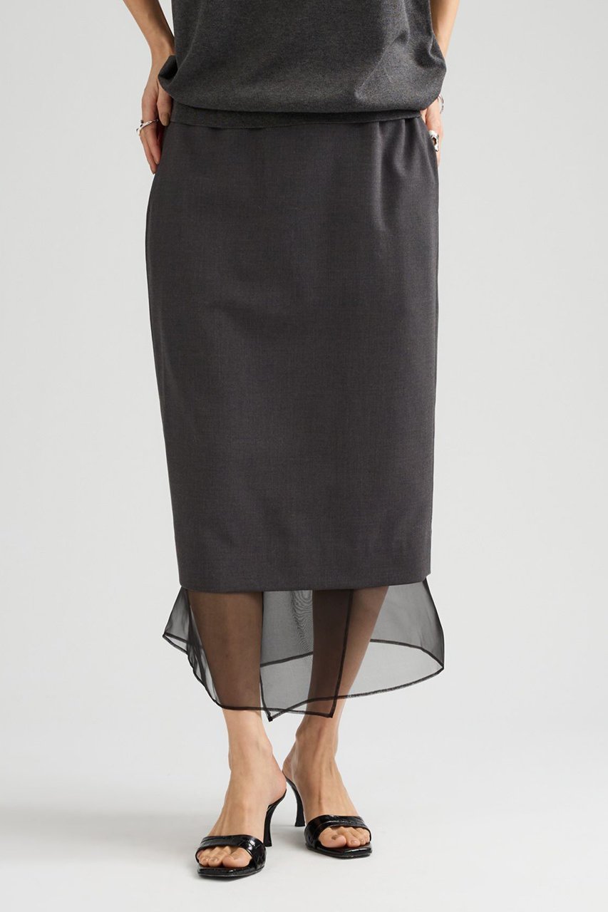 【カオス/Chaos】のクーシュスカート 人気、トレンドファッション・服の通販 founy(ファニー) 　ファッション　Fashion　レディースファッション　Fashion for Women　スカート　Skirts　ロングスカート　Long Skirts / Maxi & Midi Skirts　インナー　Innerwear　エアリー　Airy Texture　オーガンジー　Organza Fabric　春　Spring　シアー　Sheer, See-Through　シルク　Silk, 100% Silk　バランス　Balance, Style Balance　フォルム　Silhouette, Form　ロング　Long, Long-Length　S/S・春夏　SS, Spring/Summer, Warm Season　夏　Summer　2026年　2026　other-4|ID: prp329100004860824 ipo3291000000036000052