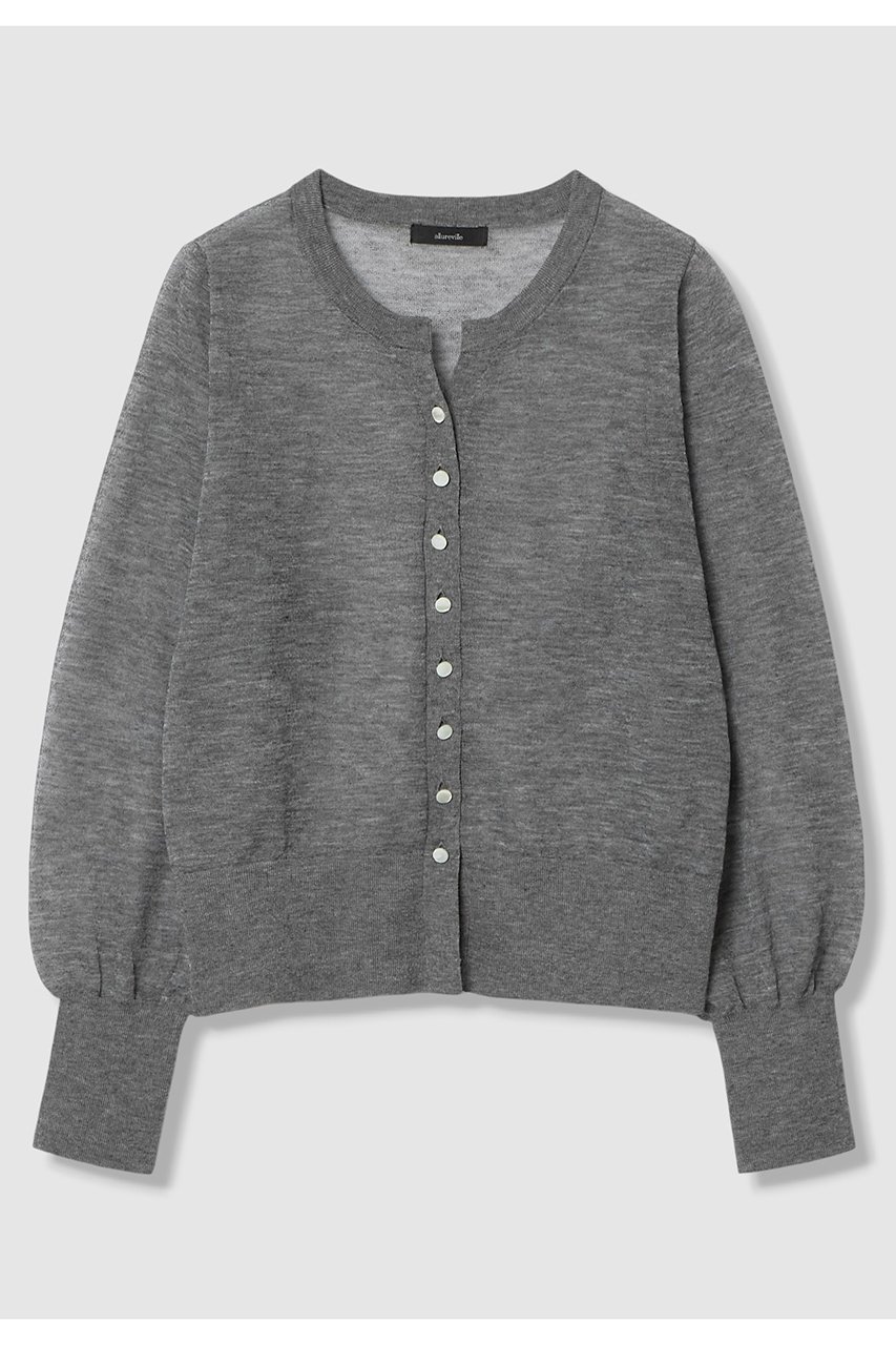 【アルアバイル/allureville】のシアーラミースキッパーカーディガン インテリア・キッズ・メンズ・レディースファッション・服の通販 founy(ファニー) 　ファッション　Fashion　レディースファッション　Fashion for Women　トップス・カットソー　Cut & Sew Tops　ニット　Knit Tops & Sweaters　カーディガン・羽織り　Layered Style Cardigans　レディースパーカー・カジュアルフーディー　Casual Hoodies & Sweatshirts　2026年　2026　おすすめ　Recommended / Our Picks　イエロー　Yellow　カーディガン　Cardigan, Knitwear　キャミソール　Camisole, Spaghetti Strap Top　スキッパー　Skipper, Open Collar　ドレス　Dress, One-Piece　ノースリーブ　Sleeveless, No-Sleeve　パープル　Purple, Violet　人気　Popular, Best Seller　夏　Summer　春　Spring　S/S・春夏　SS, Spring/Summer, Warm Season　グレー|ID: prp329100004860826 ipo3291000000036000068