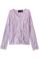 【エリオポール/heliopole】の【boussole】LEAF LACE Vネックニット 人気、トレンドファッション・服の通販 founy(ファニー) ファッション Fashion レディースファッション Fashion for Women トップス・カットソー Cut & Sew Tops ニット Knit Tops & Sweaters カジュアルプルオーバー・ニットトップス Pullovers & Knit Tops / Casual Pullovers Vネックトップス V-Neck Tops / V-Cut Neckline Shirts 2026年 2026 ドレープ Drape, Draping Fabric ランダム Random, Irregular レース Lace, Lace Fabric 夏 Summer 春 Spring S/S・春夏 SS, Spring/Summer, Warm Season 透かし Cut-Out, Lacework thumbnail ピンク系|ID: prp329100004860827 ipo3291000000036000072