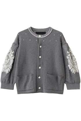 【エリオポール/heliopole】 【boussole】EMBROIDERY クルーカーディガン人気、トレンドファッション・服の通販 founy(ファニー) ファッション Fashion レディースファッション Fashion for Women トップス・カットソー Cut & Sew Tops ニット Knit Tops & Sweaters カーディガン・羽織り Layered Style Cardigans 2026年 2026 カーディガン Cardigan, Knitwear スリーブ Sleeve, Long Sleeve / Short Sleeve デコルテ Décolleté, Neckline ドット Polka Dot, Dot Pattern パーティ Party, Party Style ビンテージ Vintage, Retro Style フラワー Flower, Floral 夏 Summer 春 Spring S/S・春夏 SS, Spring/Summer, Warm Season |ID:prp329100004860828