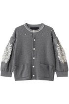 【エリオポール/heliopole】の【boussole】EMBROIDERY クルーカーディガン 人気、トレンドファッション・服の通販 founy(ファニー) ファッション Fashion レディースファッション Fashion for Women トップス・カットソー Cut & Sew Tops ニット Knit Tops & Sweaters カーディガン・羽織り Layered Style Cardigans 2026年 2026 カーディガン Cardigan, Knitwear スリーブ Sleeve, Long Sleeve / Short Sleeve デコルテ Décolleté, Neckline ドット Polka Dot, Dot Pattern パーティ Party, Party Style ビンテージ Vintage, Retro Style フラワー Flower, Floral 夏 Summer 春 Spring S/S・春夏 SS, Spring/Summer, Warm Season thumbnail ライトグレー|ID: prp329100004860828 ipo3291000000036000078