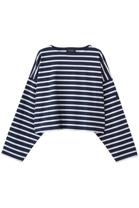 【エリオポール/heliopole】 【Le Minor】PETIT CHERI カットソー人気、トレンドファッション・服の通販 founy(ファニー) ファッション Fashion レディースファッション Fashion for Women トップス・カットソー Cut & Sew Tops シャツ・ブラウス・オフィスカジュアル Elegant Blouses & Button-Ups ロングTシャツ・Tシャツ Longline T-Shirts & Tees カットソー・ベーシックTシャツ Cut-and-Sewn Tops / Stretch Tees & Basics 2026年 2026 カットソー Cut and Sewn Top クロップド Cropped, Short Length スリーブ Sleeve, Long Sleeve / Short Sleeve トレンド Trend, Trending Now フランス France, French ボーダー Border, Stripe ロング Long, Long-Length 夏 Summer 春 Spring S/S・春夏 SS, Spring/Summer, Warm Season |ID:prp329100004860830
