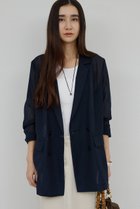 【ガリャルダガランテ/GALLARDAGALANTE】の【WEB限定】メッシュジャケット 人気、トレンドファッション・服の通販 founy(ファニー) ファッション Fashion レディースファッション Fashion for Women アウター Coat / Outerwear Collection レディースジャケット・軽アウター Jackets 2026年 2026 シアー Sheer, See-Through ジャケット Jacket, Outerwear ダブル Double, Double-Breasted デニム Denim, Jeans Material マニッシュ Mannish, Boyish メッシュ Mesh, Net Fabric ビジネス 仕事 通勤 Business / Work / Commuting 夏 Summer 春 Spring S/S・春夏 SS, Spring/Summer, Warm Season 楽ちん Easy Fit, Comfortable 秋 Autumn thumbnail ネイビー|ID: prp329100004860833 ipo3291000000036000124